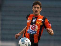 Javier Muñoz de Pachuca, durante juego del Clausura 2012. MEXSPORT  /