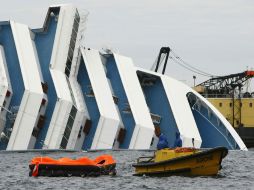 Probablemente el mar en torno de la isla de Giglio siga agitado durante el fin de semana. REUTERS  /