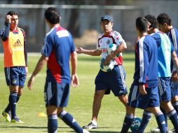 El flamante técnico sólo tuvo tres días para acoplarse al equipo.  /