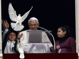 Ante lo sucedido el Papa Benedicto mencionó que las palomas 'quieren quedarse en casa del Papa'. REUTERS  /