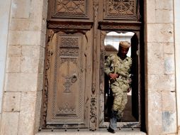 Las fuerzas de seguridad de Shabua han tomado las medidas de seguridad necesarias para hacer frente a cualquier ataque. EFE  /