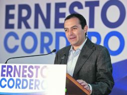 Ernesto Cordero no tiene duda de que ganará en la primera vuelta. EL UNIVERSAL  /