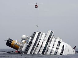 El crucero Costa Concordia naufragó el 13 de enero. AFP  /