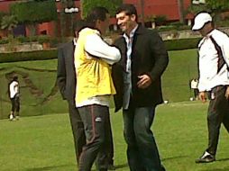 De la Torre charló con rojinegros que podrían ser llamados a la Selección.  /