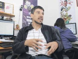 Tonatiuh Moreno afirma que aprovechó el momento para cuestionar al Mandatario por la guerra contra el narco.  /