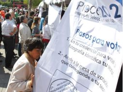 Miembros activos del PAN juntan nombres de aquellos a los que no se les ha permitido votar.  /