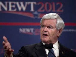 Gingrich espera acercarse al empate con Romney en delegados para la nominación tras la primaria de Texas a principios de abril.AP  /