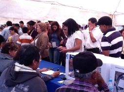 La gente siguió votando después de las 16:00 horas en el centro de votación en la Plaza Principal de Lagos en Moreno.  /