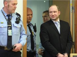 Breivik, autor de los atentados noruegos, dice merecer la Cruz de Guerra con tres espada las más alta distinción. REUTERS  /