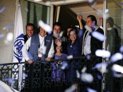 Josefin Vázquez Mota celebró ayer su victoria. La entidad que más votos ha aportado a su candidatura es Veracruz. REUTERS  /