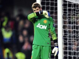 En el partido pasado contra Chelsea, De Gea firmó una parada espectacular en el tiempo de descuento. AFP  /