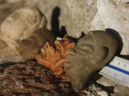 Las piezas entregadas al Centro INAH de Yucatán pueden datarse entre finales del periodo Clásico Tardío. EFE  /