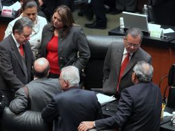 En la sesión de hoy, el pleno senatorial codenó el atentado que sufrió Andrade. EL UNIVERSAL  /