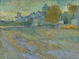 Vue de l'Asile de la Chapelle de Saint-Remy de Vincent Van Gogh, se vendió ayer por 16.1 millones de dólares. AP  /