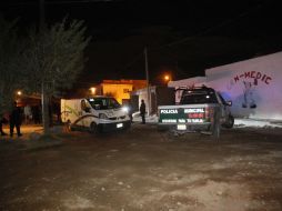 Autoridades acudiareon al lugar del homicidio.  /