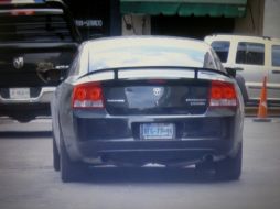 Los cartuchos fueron encontrados en un vehículo tipo Charger, en color negro, con placas de Nayarit, propiedad de Víctor Álvarez.  /