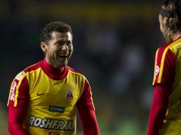 Miguel Sabah anotó dos goles en la victoria de Monarcas Morelia. MEXSPORT  /