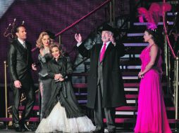 Andrés García y María Victoria se ganaron los aplausos del público.  /