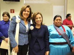 Margarita Zavala desayuna con la virtual candidata presidencial, Josefina Vázquez Mota. EL UNIVERSAL  /