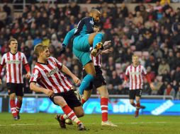 El Sunderland se quedó con 33 puntos y se ubica en el noveno peldaño. AP  /