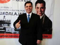 El panista cerró su campaña a una semana de que se lleven a cabo los comicios al interior de su partido.  /