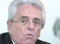 Justino Compeán reconoció que la Liga mexicana pasa por un bache. MEXSPORT  /