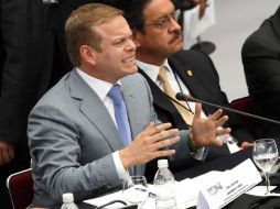 El coordinador de los senadores del PVEM, Arturo Escobar, exhortó al titular del Ejecutivo federal a enviar una reforma constitucional.  /