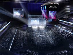 La Arena Ciudad de México cuenta con una capacidad de más de 22 mil 300 personas. ESPECIAL  /