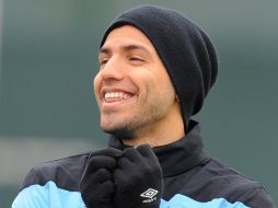 Sergio Agüero fue el principal beneficiado en el problema de Tévez con el Manchester City. AP  /