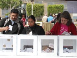 Panistas acudieron a votar el pasado 19 de febrero. ARCHIVO  /