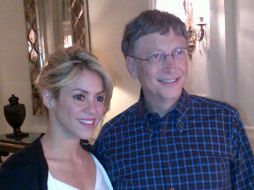 En la cuenta de twitter de Shakira, la cantante publicó la fotografía de ambos. ESPECIAL  /