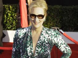 La artista está nominada a mejor actriz por la cinta  ''La dama de hierro''.  ARCHIVO  /