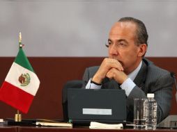 Calderón resaltó el avance de Josefina Vázquez Mota en una encuesta que habría realizado la Presidencia. ARCHIVO  /