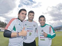 El arquero Liborio Sánchez, Néstor Araujo y Marco Fabián están en el equipo que enfrentará el miércoles a Estados Unidos. MEXSPORT  /