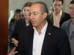 Se prevé que Calderón Hinojosa ofrezca un discurso a sus compañeros de partido y luego se retire. ARCHIVO  /