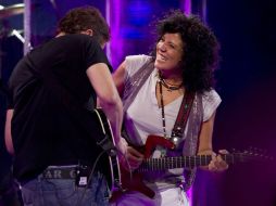 Rosana durante su presentación en Viña del Mar. AFP  /