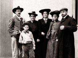 Leo, Allan, Gertrude Stein, Theresa Ehrman, Sarah y Michael Stein. REUTERS  /