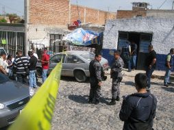 En sitio del ataque se levantaron más de 30 casquillos de bala.  /