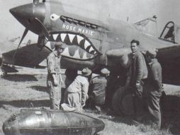 En la foto: Los Tigres voladores en la guerra sino-japonesa. ARCHIVO  /