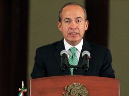 El Presidente Felipe Calderón Hinojosa inauguró la XXXII sesión del Consejo Nacional de Seguridad Pública. NOTIMEX  /
