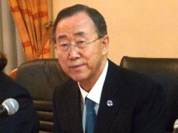 El secretario general de la ONU, Ban Ki-moon espera el cumplimiento de los pasos iniciales por parte de Corea del Norte. AFP  /