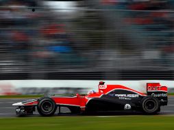 Tras aprobar las pruebas de choque, el Marussia F1 del 2012 ya ruge en Silverstone. ARCHIVO  /