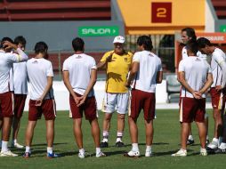 El día de hoy, el conjunto estudiantil entrenó en el 3 de marzo, como preparación para el cotejo con los felinos.  /