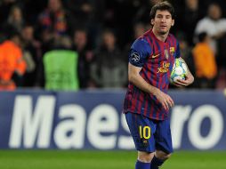 Con 228 goles, el argentino se perfila para convertirse en el líder de goleo de toda la historia de la escuadra azulgrana. AFP  /