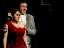 Ensayo general de la ópera La Traviata en el Palacio de Bellas. EL UNIVERSAL  /