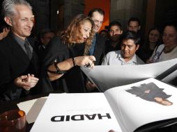 La arquitecta angloiraquí, Zaha Hadid, recibió este miércoles el premio “Mario Pani 2012”. EL UNIVERSAL  /