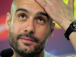 El técnico azulgrana asegura que en ningún momento está pensando ya en una hipotética final contra el Real Madrid. AFP  /