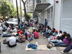 La marcha por Paseo de la Reforma afecta tanto carriles centrales como laterales con dirección al poniente. NTX  /