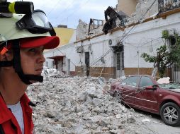 En Morelos, se vinieron abajo 356 casas y 145 comercios, además hay 53 viviendas y 45 comercios con daños severos. NTX / A. Monroy