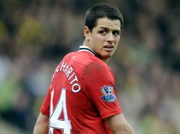 Hernández amplió la victoria del Manchester en los minutos 56 y 61. MEXSPORT  /